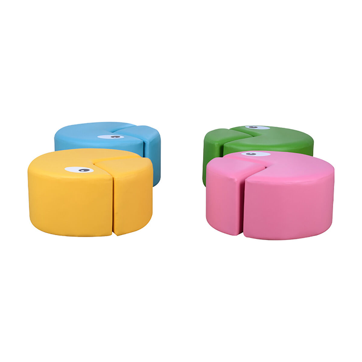 Juego de Pisos Infantiles Pac-man 4 pcs