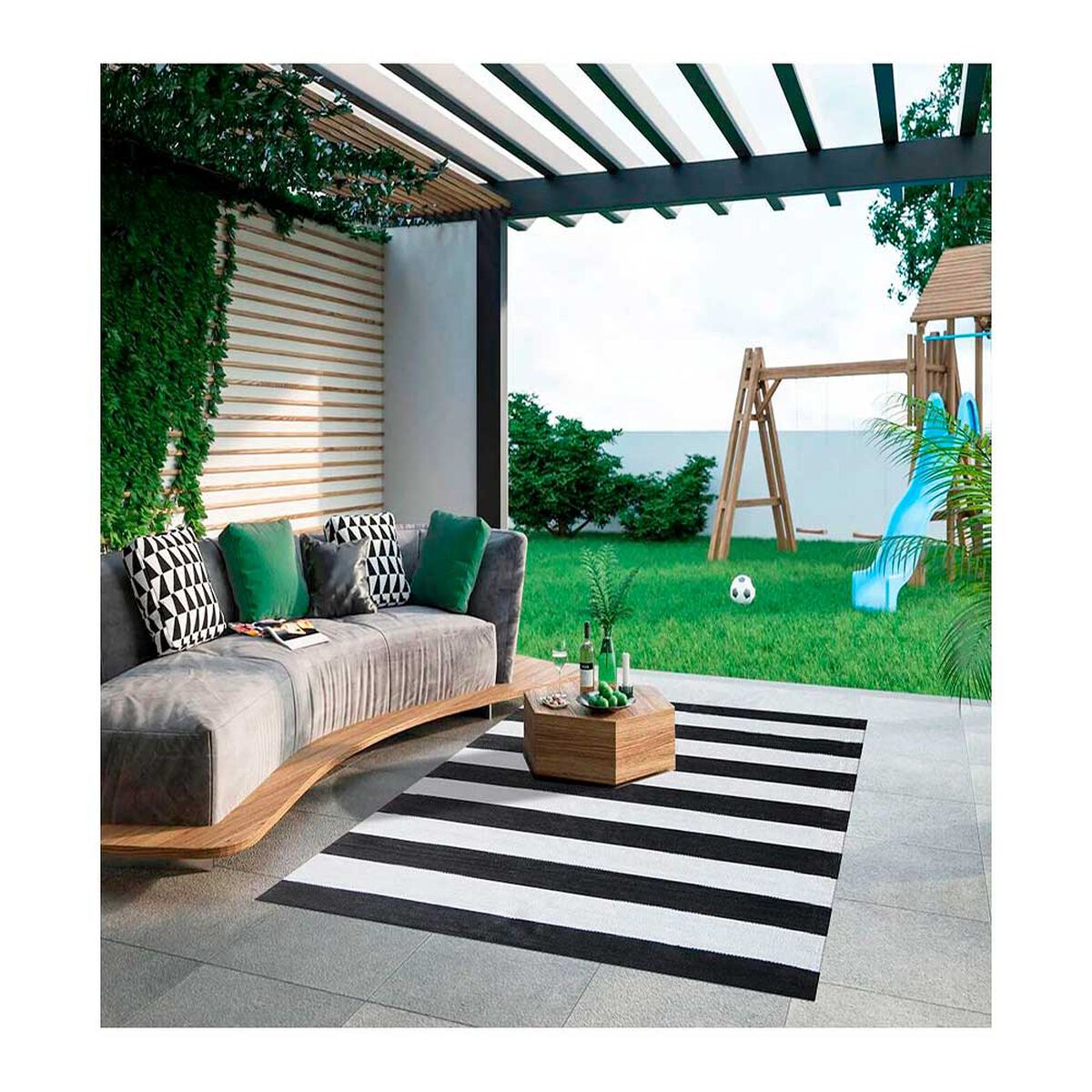 Alfombra Idetex Kala D2 230 x 160 Negro