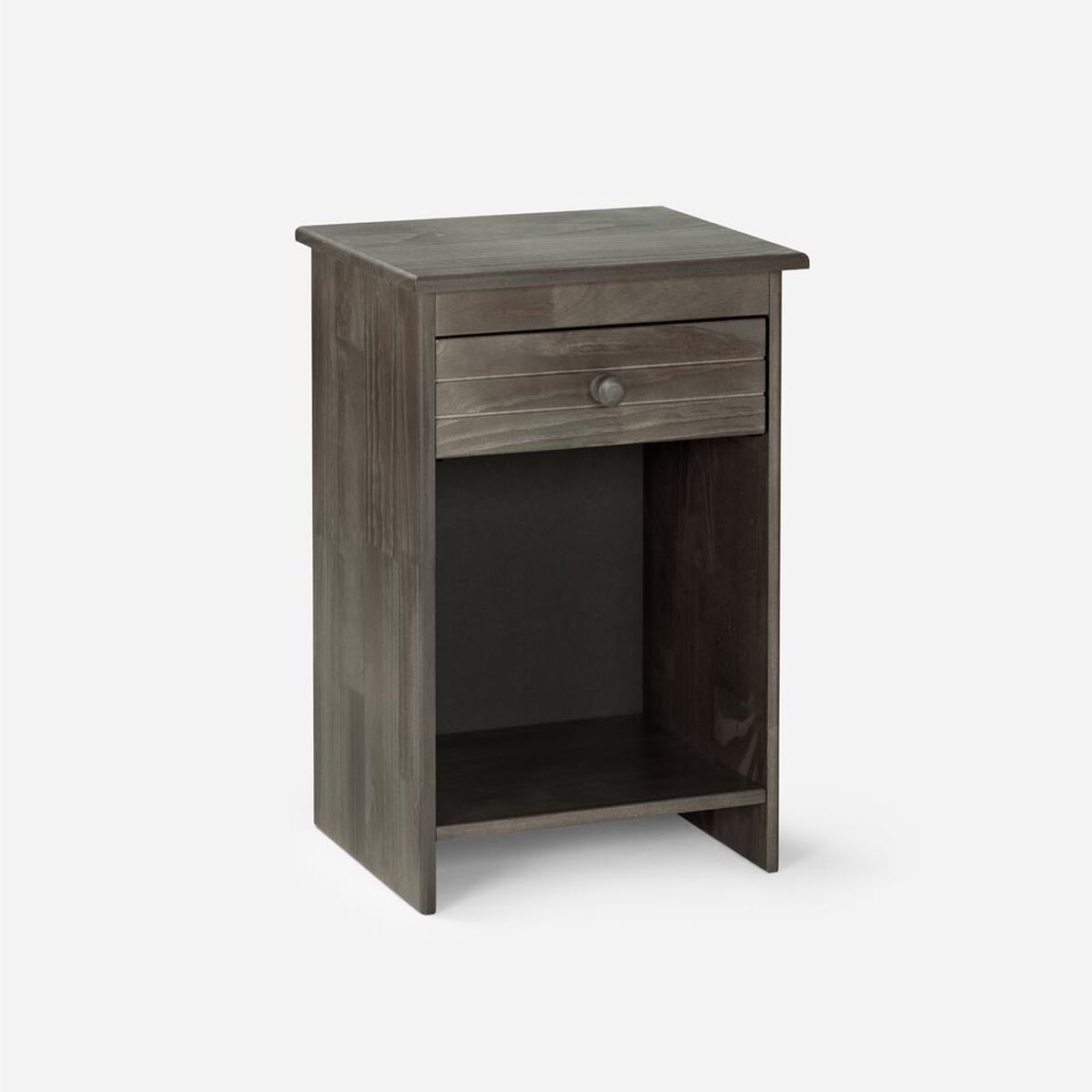 Cama Europea Rosen 1 Plaza Ergo T + Respaldo + Velador Grafito