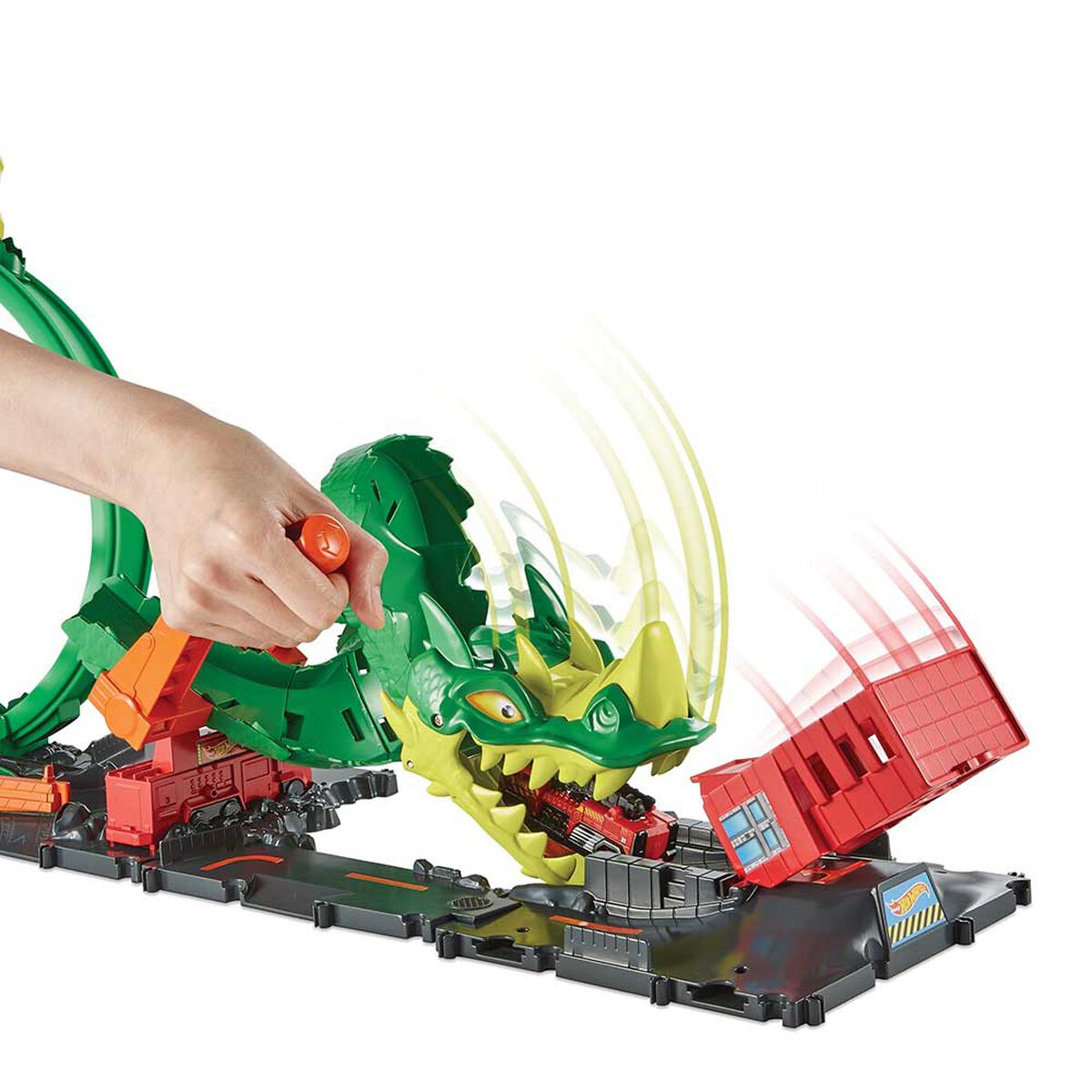 Pista de Auto Épica de Dragón Hot Wheels City