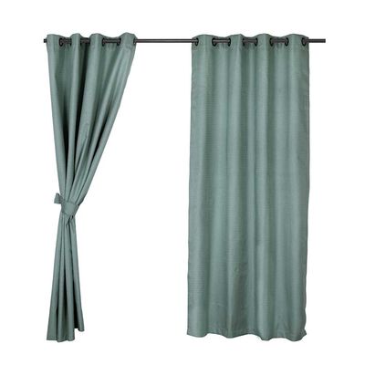 Imagen 1 del producto Set de Cortinas Blackout Mashini Regata Argolla 220 x 140 cm Verde