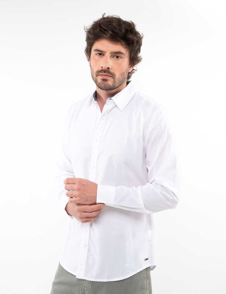 Camisa Algodón Manga Larga Hombre Portman Club