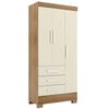Clóset Altavision Palmas natu 3 Puertas 3 Cajones Nature White
