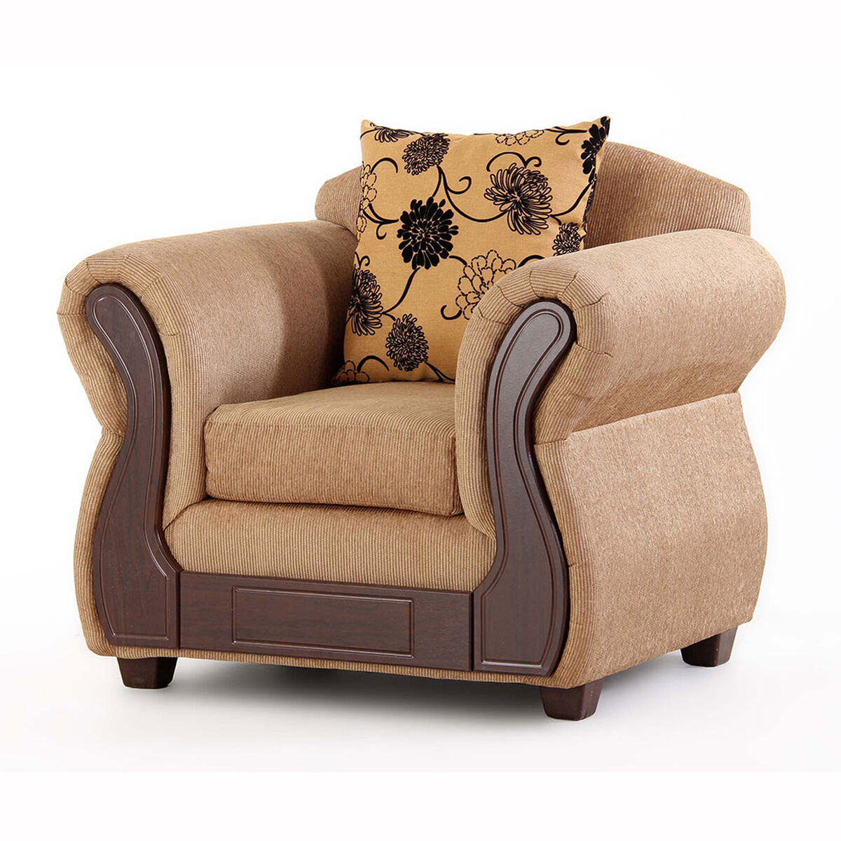 Juego de Living Kea Milano Sofá 3 Cuerpos + Dos Sillones 1 Cuerpo