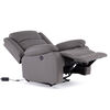 Bergere Reclinable Daniels New Praga  1 Cuerpos Gris