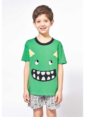 Imagen 1 del producto Pijama de Algodón Niño Kayser Verde