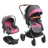 Coche Travel System Deluxe 360° Rosado Bebesit
