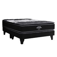 Cama Europea Celta King Pocket Black Signature