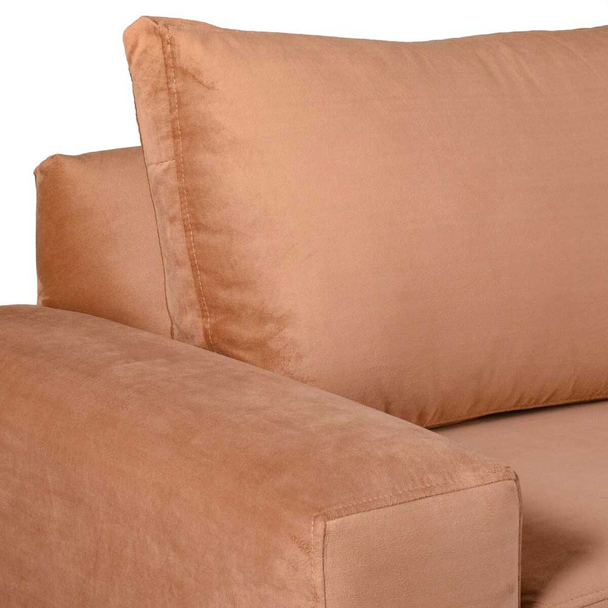 Sofá Muebles America Andrea 3 Cuerpos Tostado