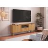 Rack Decocasa Aura hasta 75" Caf&eacute;