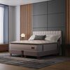 Cama Europea Flex 2 plazas  Heritage + Respaldo Design Crudo