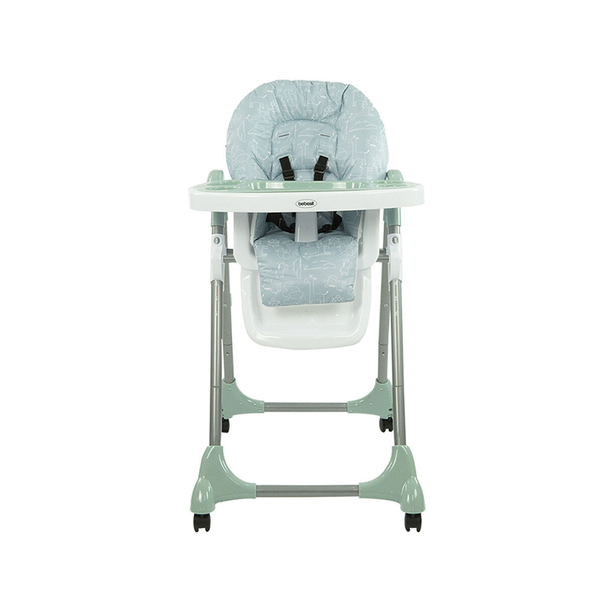Silla de Comer Multiposiciones Snack SX Verde Bebesit