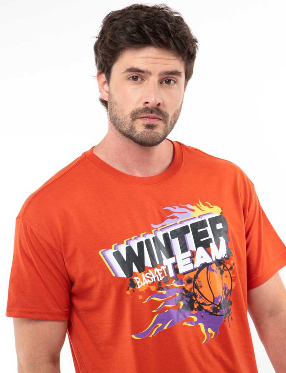 Polera Deportiva Hombre Black County