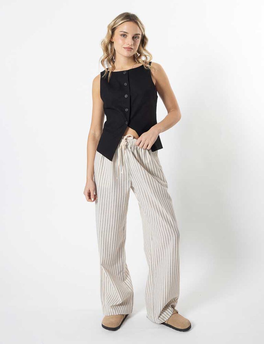 Pantal&oacute;n Pijama Lino Ro Mujer Icono
