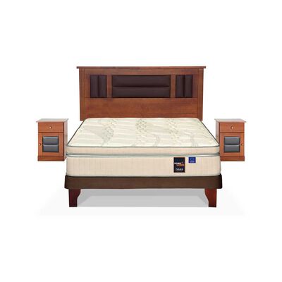 Imagen 2 del producto Cama Europea 2 Plazas Máximo Cobre + Set Maderas Lorrain