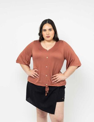 Imagen 1 del producto Polera Manga 3/4 Mujer Extralindas Crudo