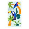Toalla de Playa Infantil con Bolso Casanova Kids Jungle 70 x 140 cm