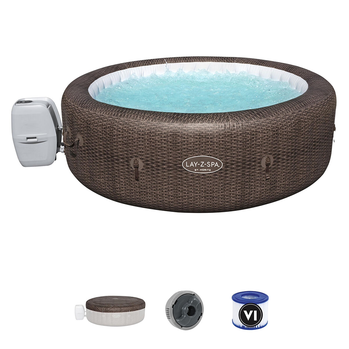 Spa Inflable St. Moritz Airjet Lay-Z Bestway 5-7 Personas
