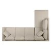 Sofá Seccional Izquierdo Rosen Carter 3-1 Cuerpos Beige