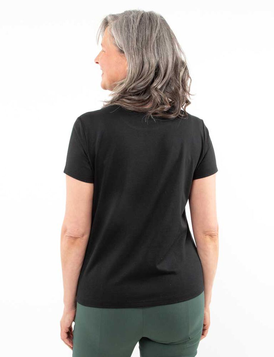 Polera Con Estampado Manga Corta Mujer Portman Club