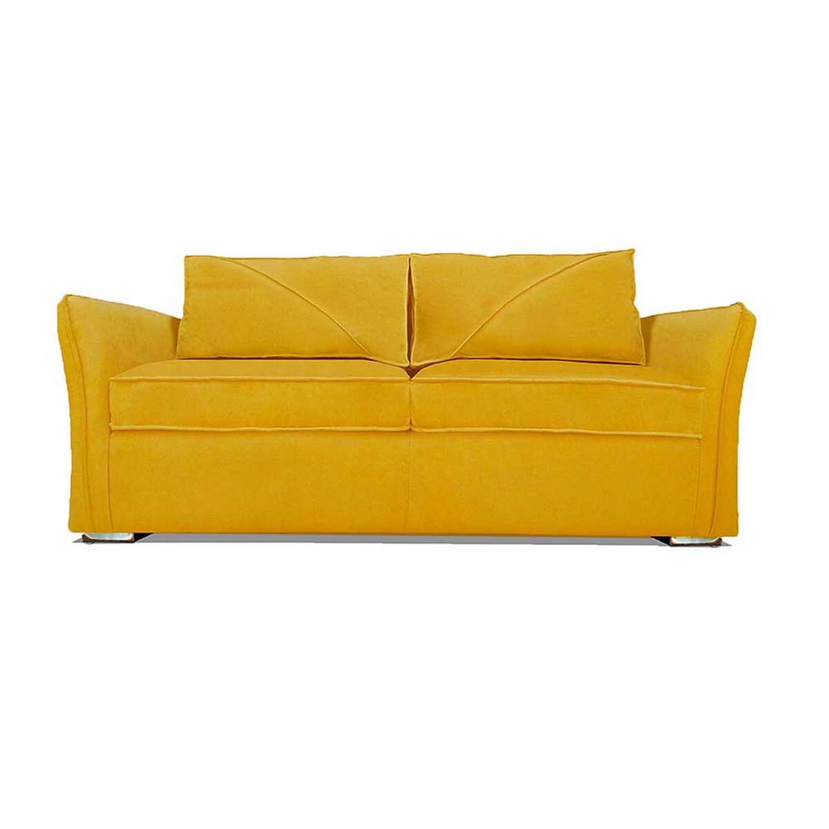 Sof&aacute; Elegant Detail Atlanta 3 Cuerpos Tela Oro