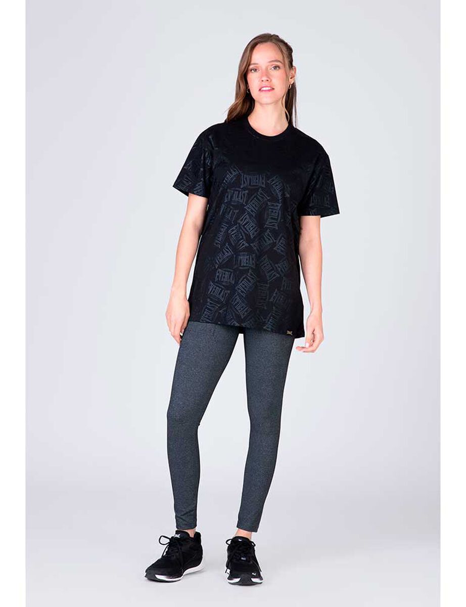Polera Manga Corta Casual Sport Mujer Everlast