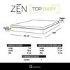 Colch&oacute;n de Cuna Latam Home Zen Top Baby Hybrid 70 x 100 cm