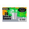 Bolsas de Basura 100 Unidades 30 Litros 50x70 Cm Pro Outdoor