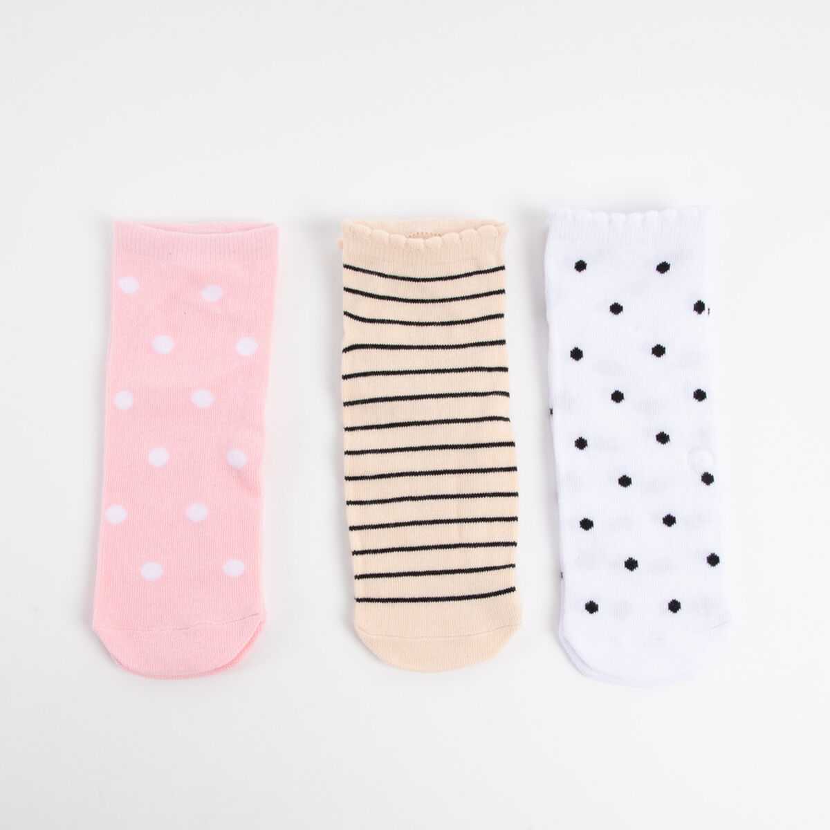 Pack 3 Calcetines Corto Mujer Icono