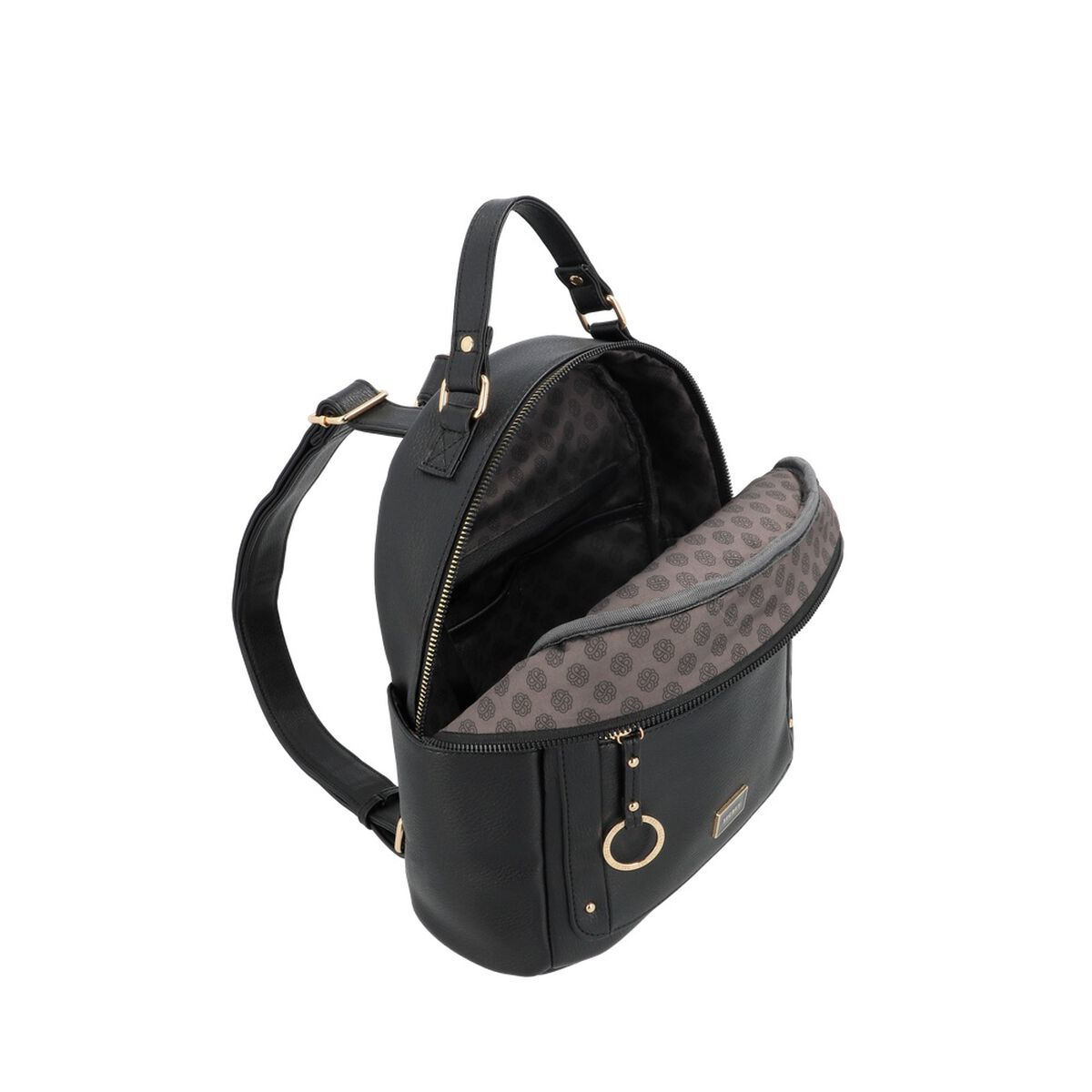 Mochila Secret Lourdes FW25 M Negro