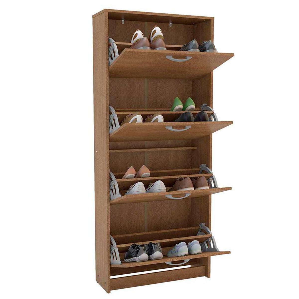 Zapatero Vekkahome Nick 4 puertas Caf&eacute;