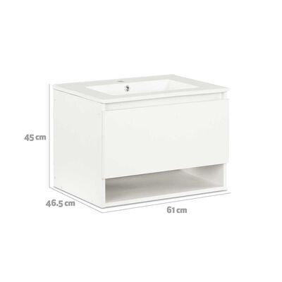 Imagen 2 del producto Vanitorio CIC Monaco 1 Cajón Blanco