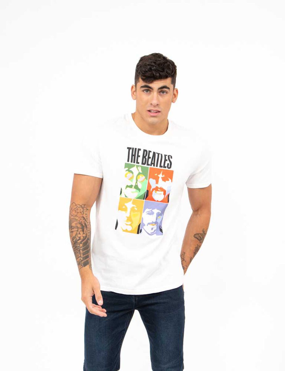 Polera The Beatles Hombre Fiorucci