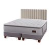Cama Europea Flex King  Heritage + Respaldo Tubular