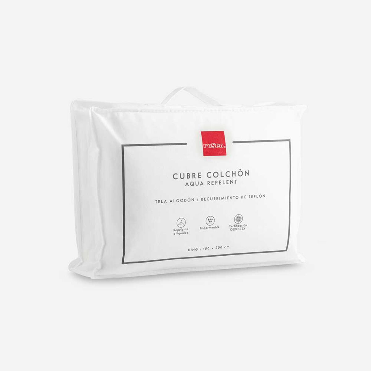 Cubrecolchón Rosen Aqua Repelent King Blanco