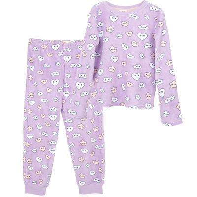 Imagen 1 del producto Conjunto Pijama Polar Niña Mila Lila, Rosado