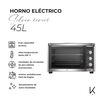 Horno Eléctrico Kitchen-it Silver Series 45L 45 lts.