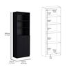 Estante + Estante 2 Puertas TuHome Home Wengue