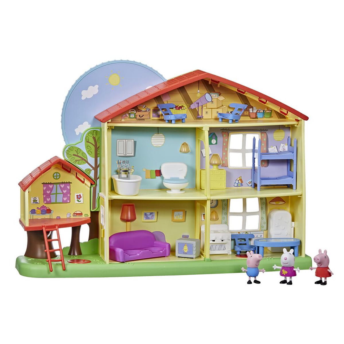 Figura de Acción Peppa Pig Día y Noche en la Casa de Peppa Pig