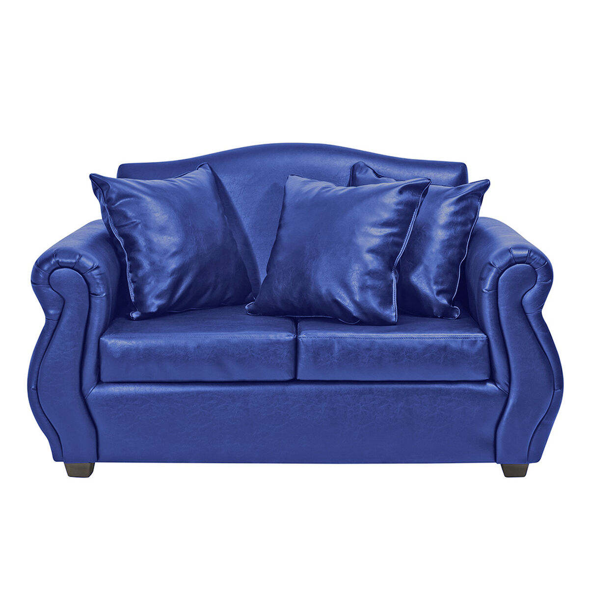 Sofá Innovamuebles Azucena 2 Cuerpos Azul 
