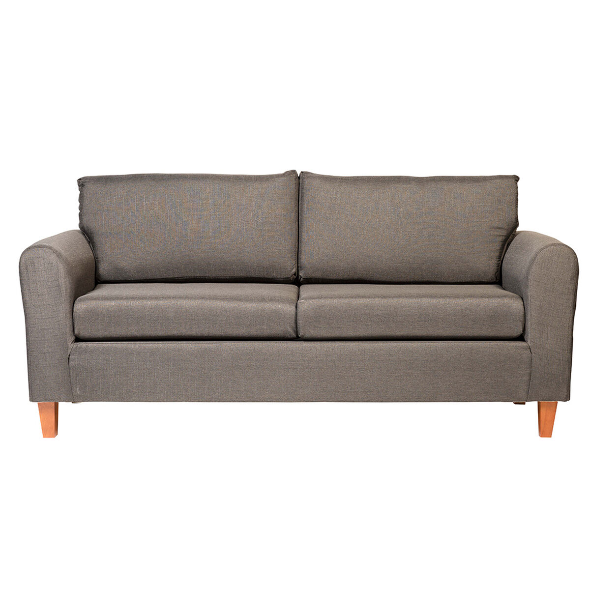 Juego de Living Delfos Sofá 3 Cuerpos + Sofá 2 Cuerpos Grafito