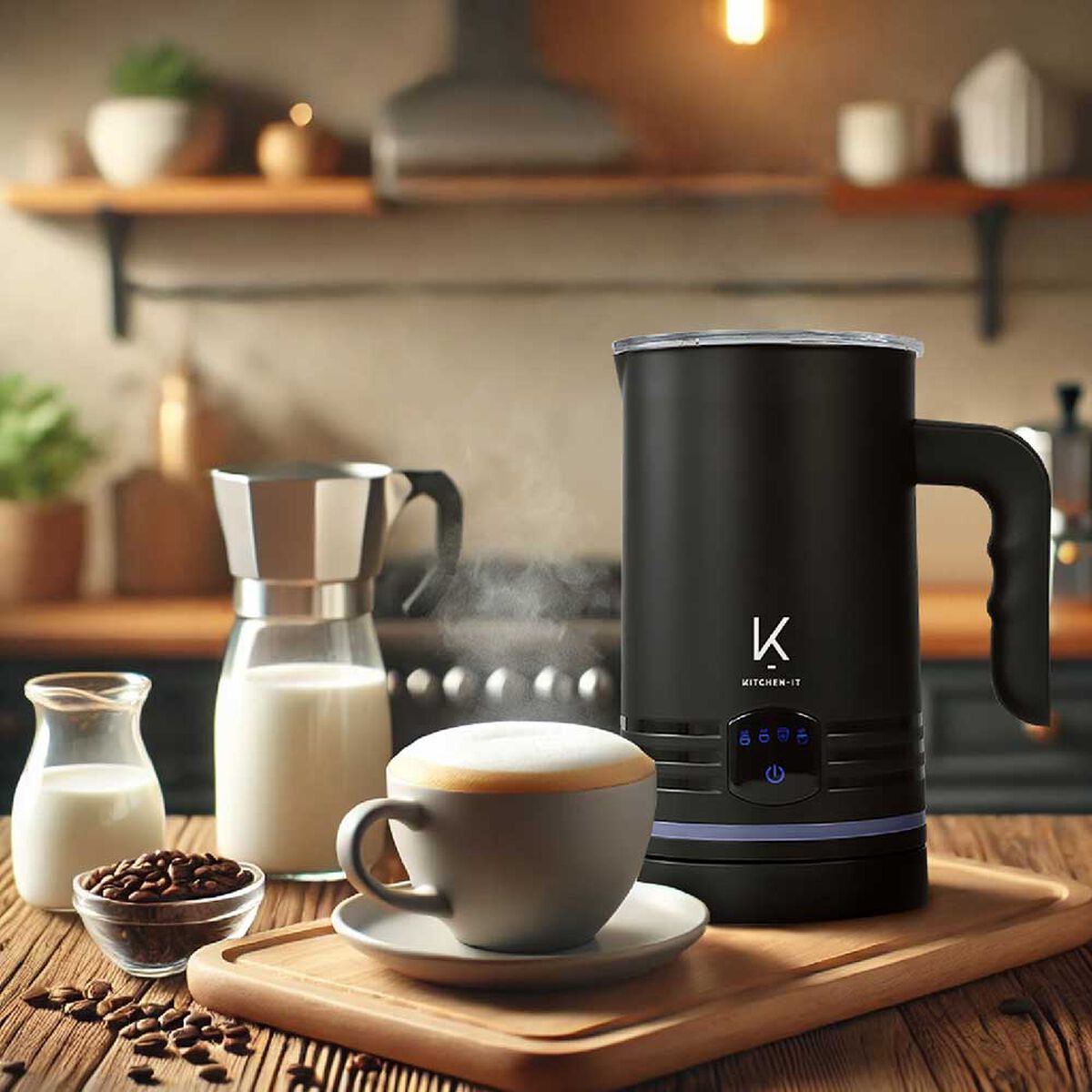 Espumador de Leche Aerofoam 4 en 1