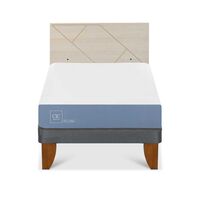 Cama Europea CIC 1,5 Plazas Excellence + Respaldo Villarrica Alpino