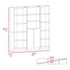 Estante 62 cm  + Estante 2 Puertas + Estante 45 cm TuHome Home Macadamia