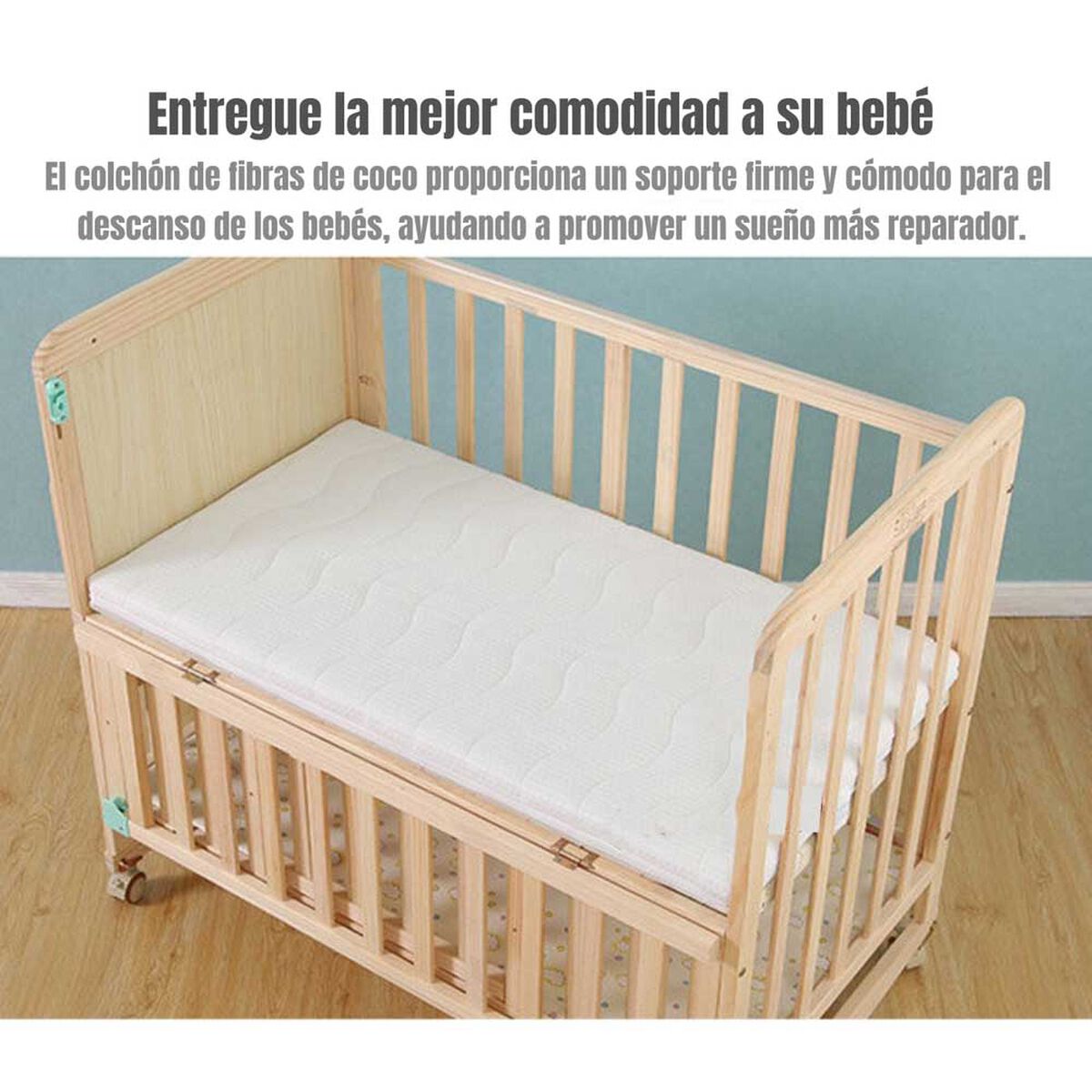 Colchón cuna 62 x 116 cm LuBabycas