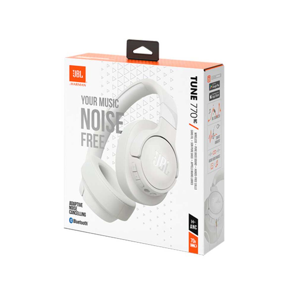 Audífonos Bluetooth Over Ear JBL Tune 770 NC Blanco