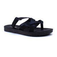 Sandalia Mujer Icono Negro, Nude