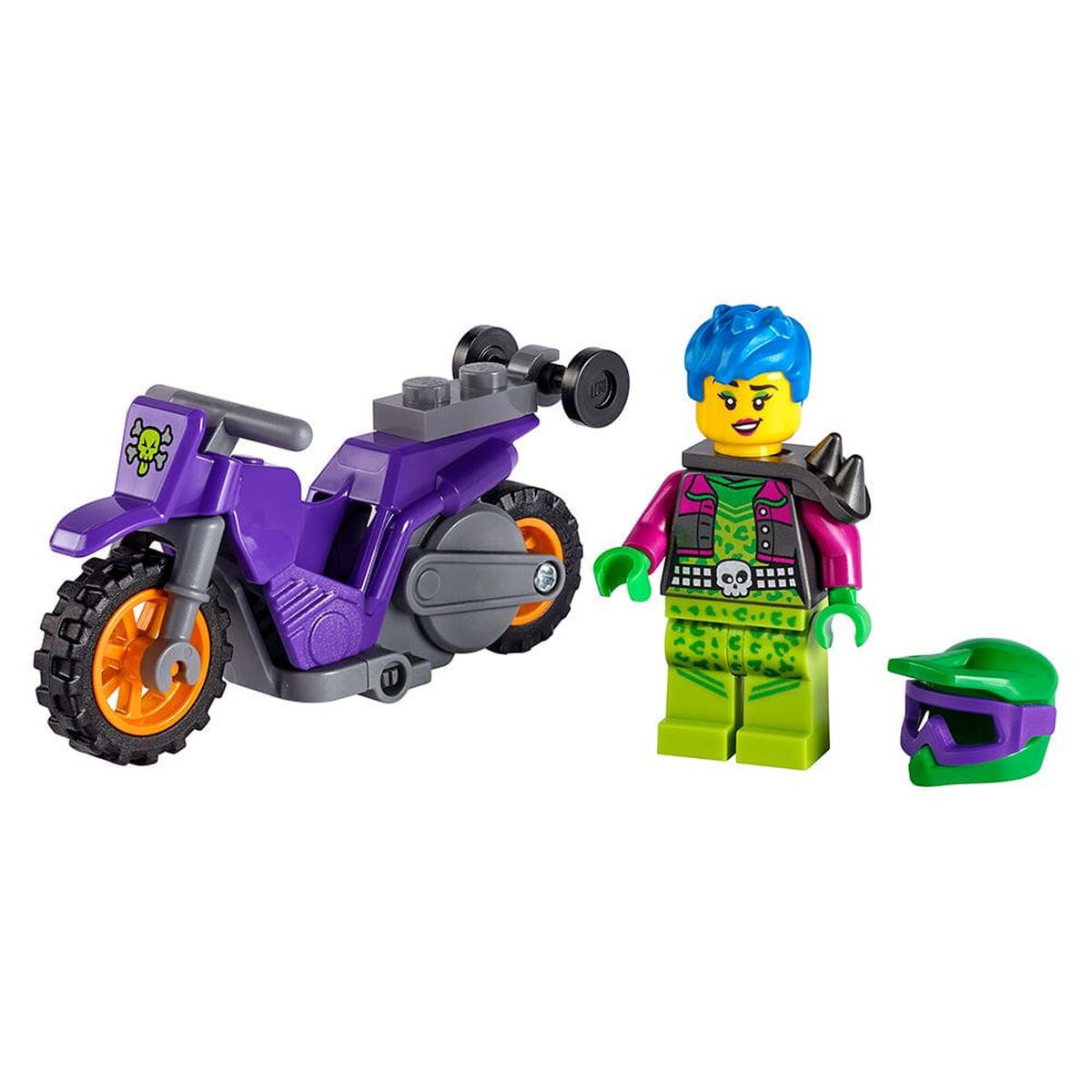 Bloques City Stuntz Moto Acrobática Rampante 14 Piezas Lego