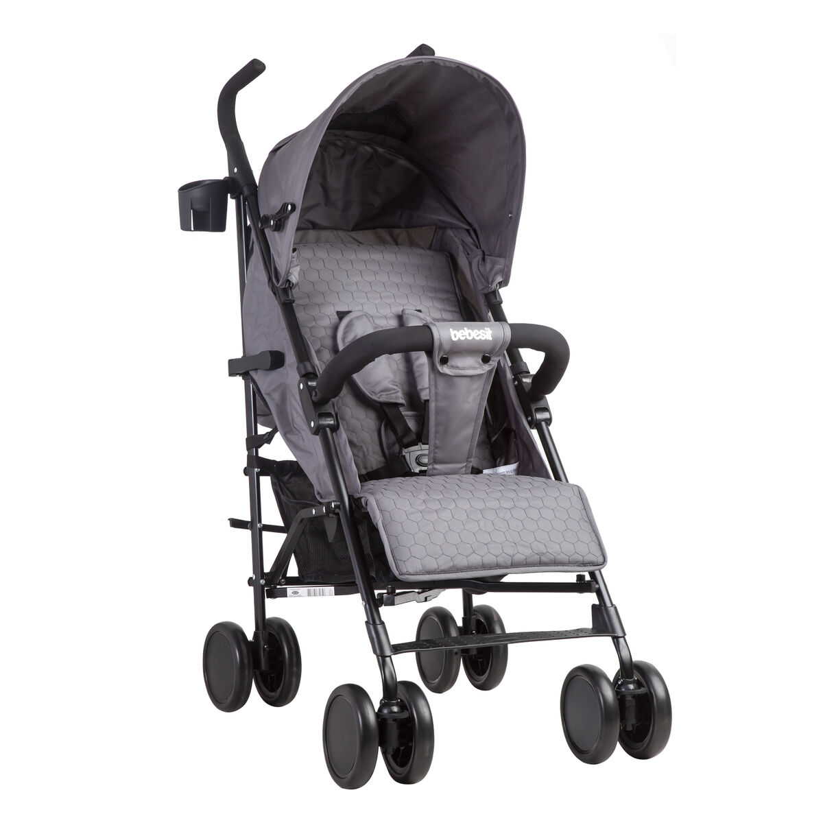 Coche Paragua Kronos Gris Oscuro Bebesit