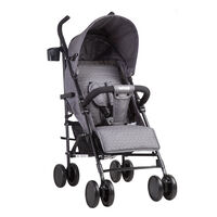 Coche Paragua Bebe Khronos Plegable Compacto Gris Oscuro Bebesit